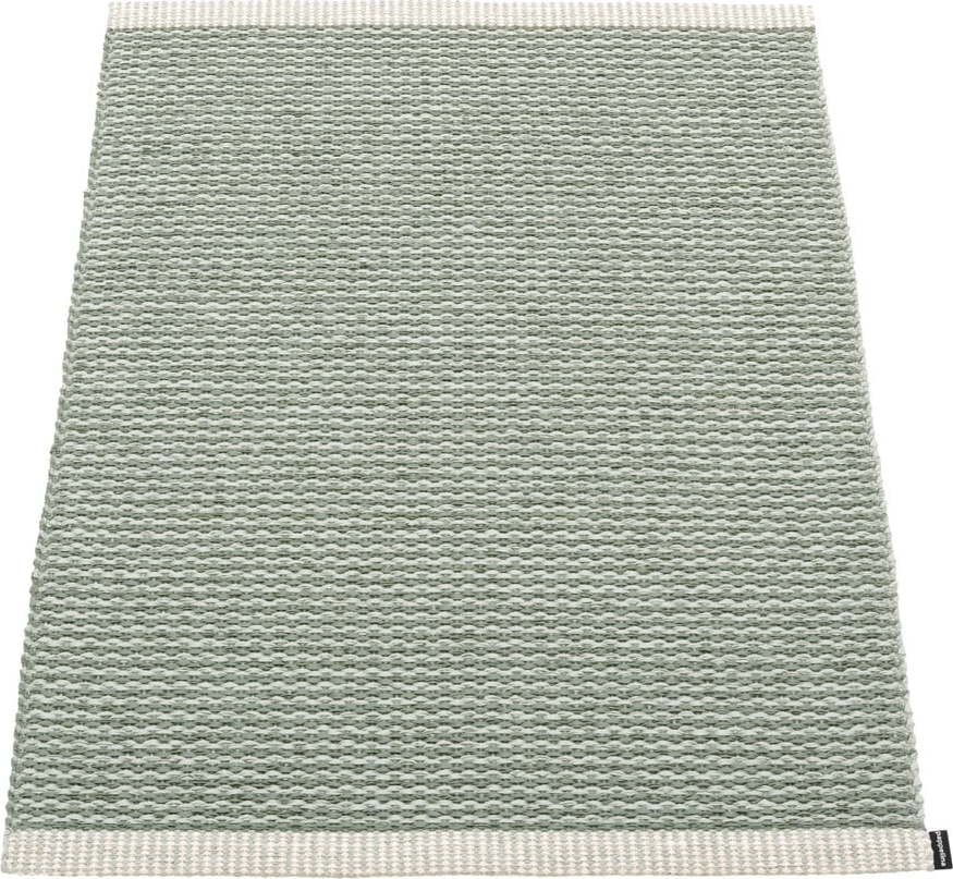 Světle zelený vnitřní a venkovní koberec 60x85 cm Mono Sage Army – Pappelina Pappelina