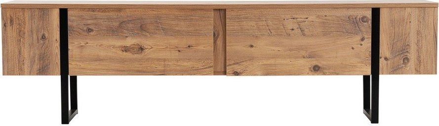 TV stolek v dekoru borovice v přírodní barvě 180x50x29