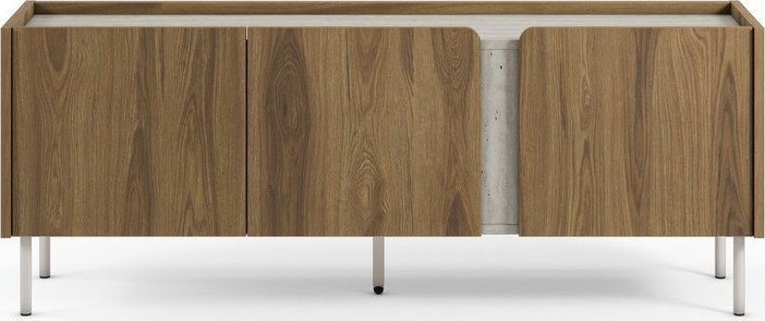 TV stolek v dekoru dubu v přírodní barvě 140x54x35