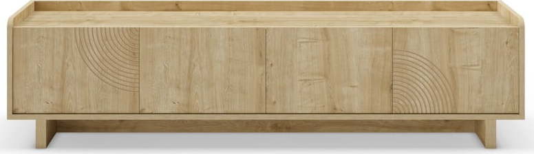 TV stolek v dekoru dubu v přírodní barvě 180x45x40 cm Daira – Marckeric Marckeric