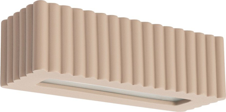 Taupe keramické nástěnné svítidlo Rivena – Sollux Sollux