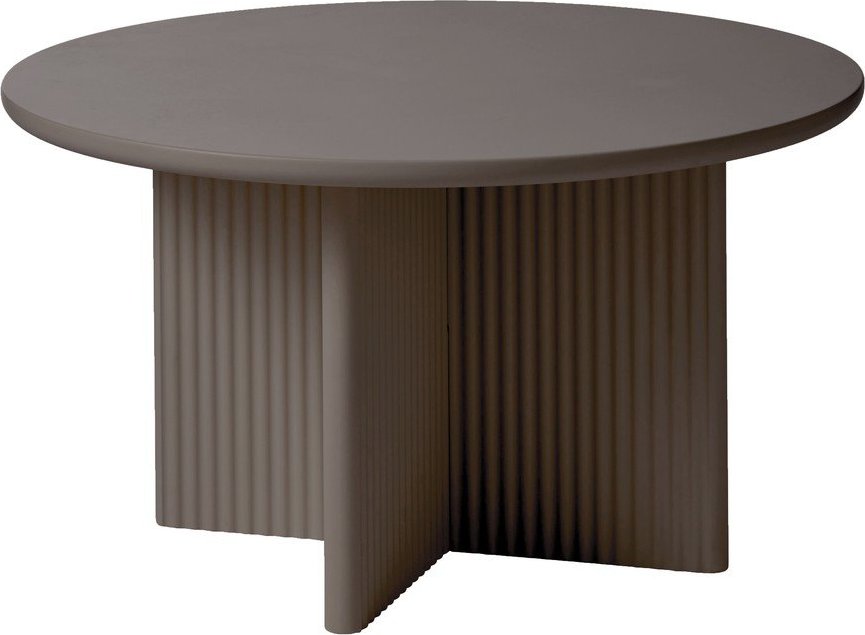 Taupe kulatý konferenční stolek ø 80 cm Palma – Unique Furniture Unique Furniture
