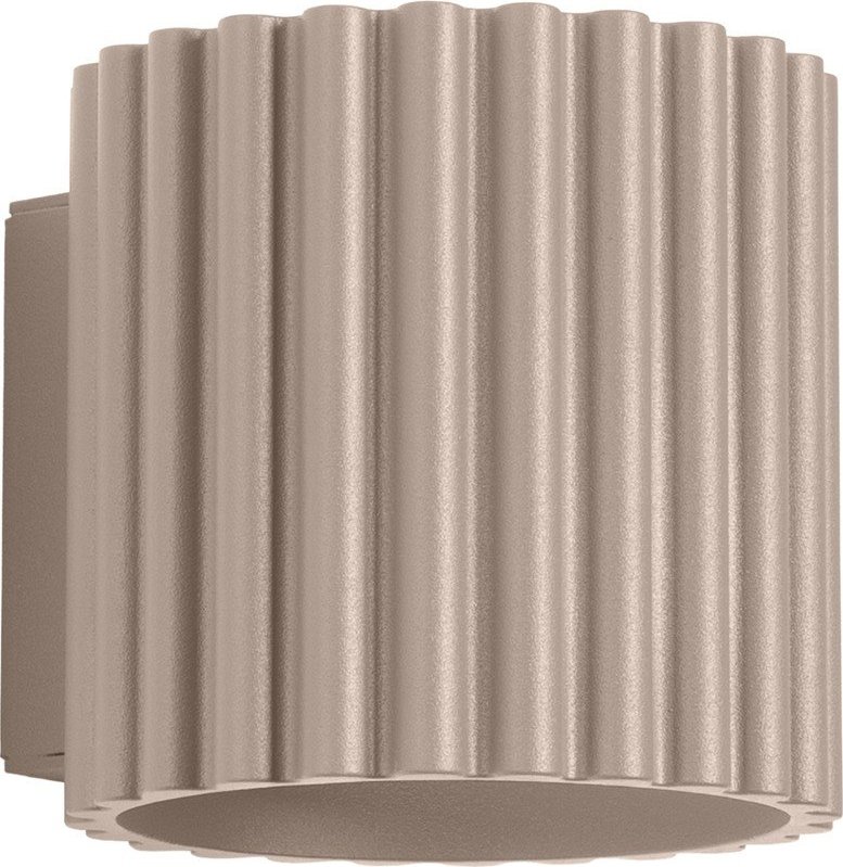 Taupe nástěnné svítidlo ø 10 cm Zora – Sollux Sollux