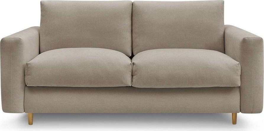 Taupe pohovka na každodenní spaní/rozkládací 200 cm Cocoone – Bobochic Paris Bobochic Paris