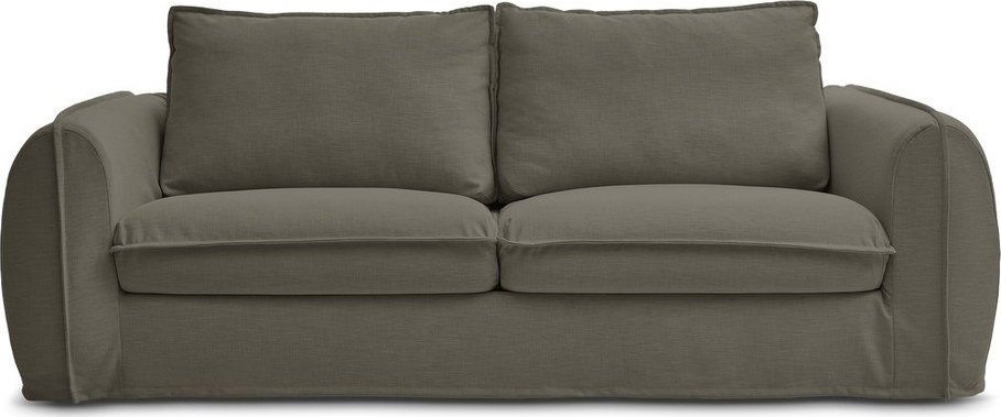 Taupe pohovka na každodenní spaní/rozkládací 216 cm Archimede – Bobochic Paris Bobochic Paris