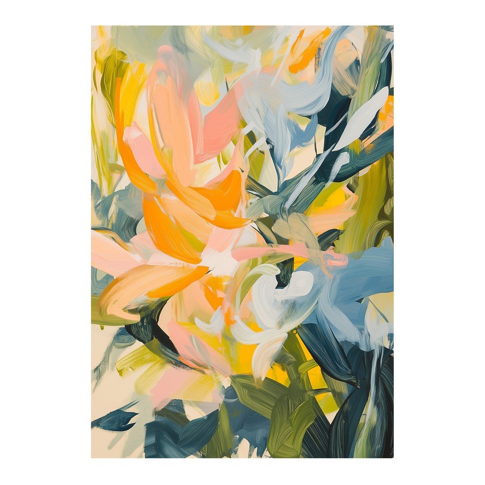 Tištěný obraz na plátně 70x100 cm Floral Gust – Styler Styler
