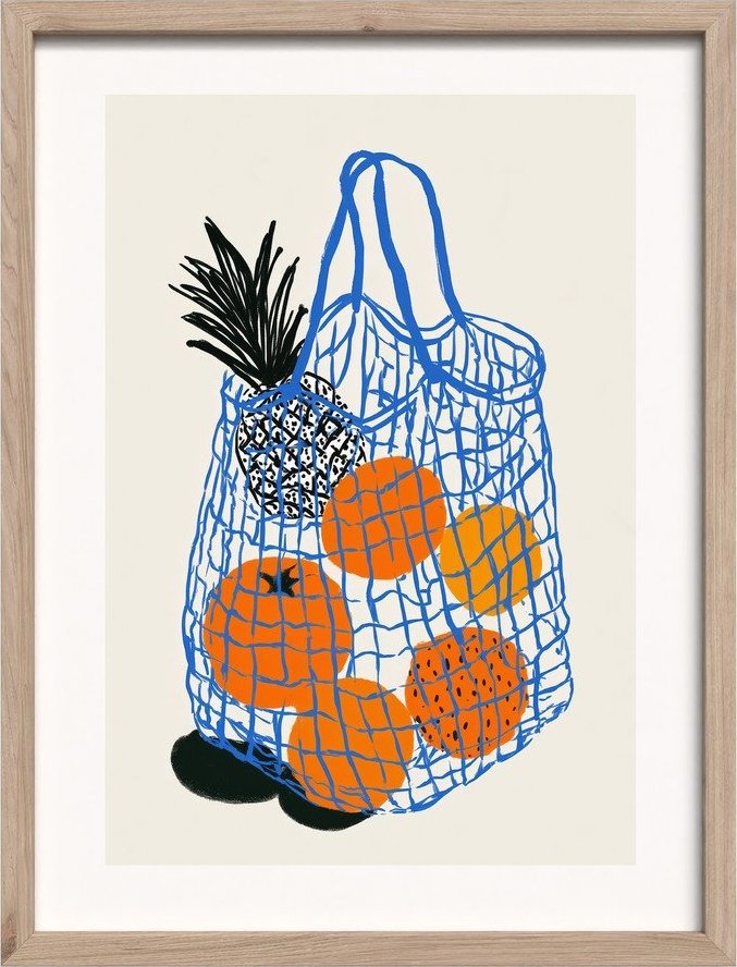 Tištěný obraz s rámem 30x40 cm Summer Fruit – Styler Styler