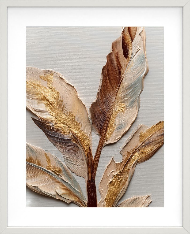 Tištěný obraz s rámem 40x50 cm Golden Strelitzia – Styler Styler
