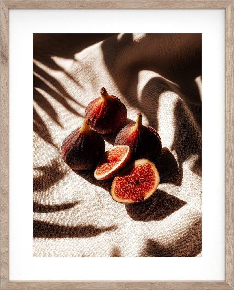Tištěný obraz s rámem 40x50 cm Ripe Figs – Styler Styler