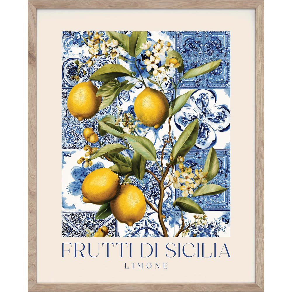 Tištěný obraz s rámem 40x50 cm Sicilia – Styler Styler