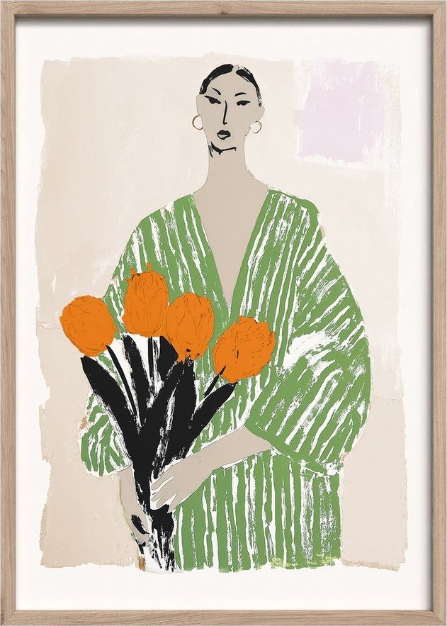 Tištěný obraz s rámem 50x70 cm Stella – Styler Styler