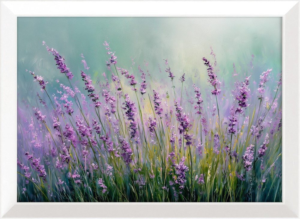 Tištěný obraz s rámem 75x56 cm Lavender – Styler Styler