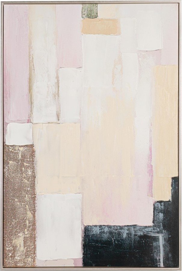 Tištěný/s ručně malovanými prvky obraz s rámem/na plátně 80x120 cm Meldert – Yes Everyday Yes Everyday