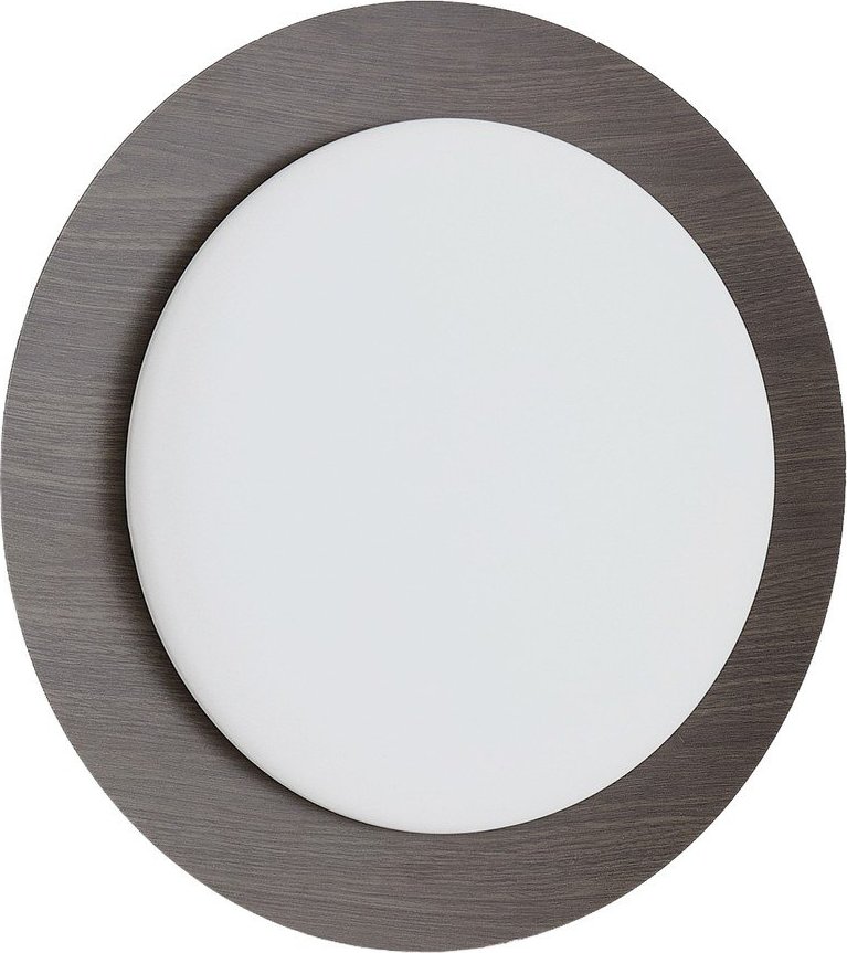 Tmavě hnědé kovové LED nástěnné svítidlo ø 40 cm Novae – Kave Home Kave Home