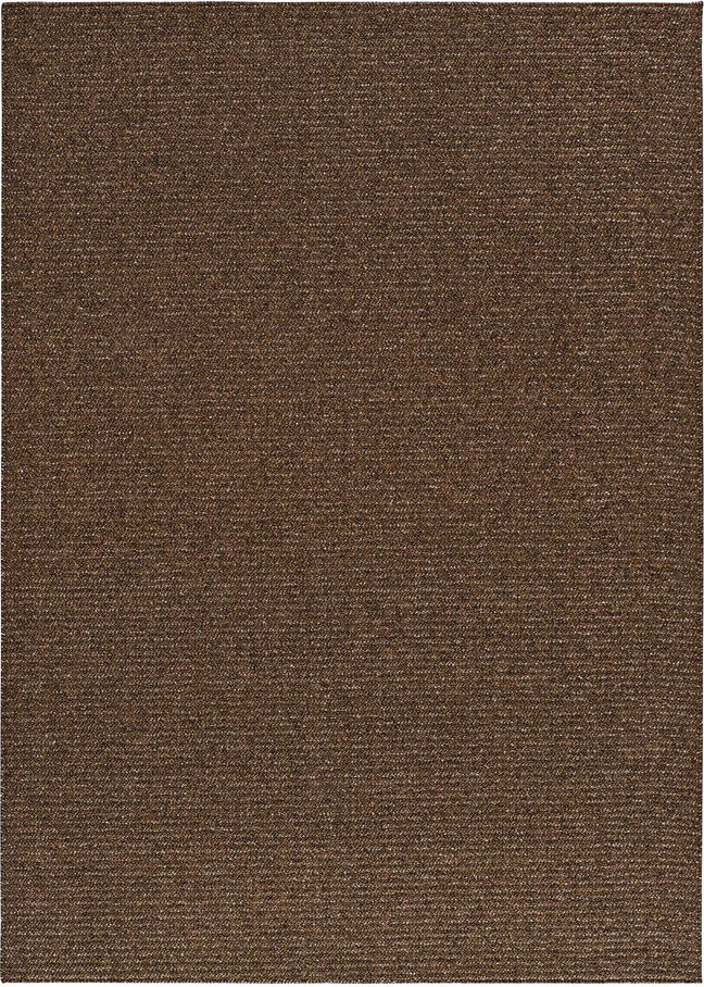 Tmavě hnědý pratelný koberec 80x150 cm Lumen Liso – Universal Universal