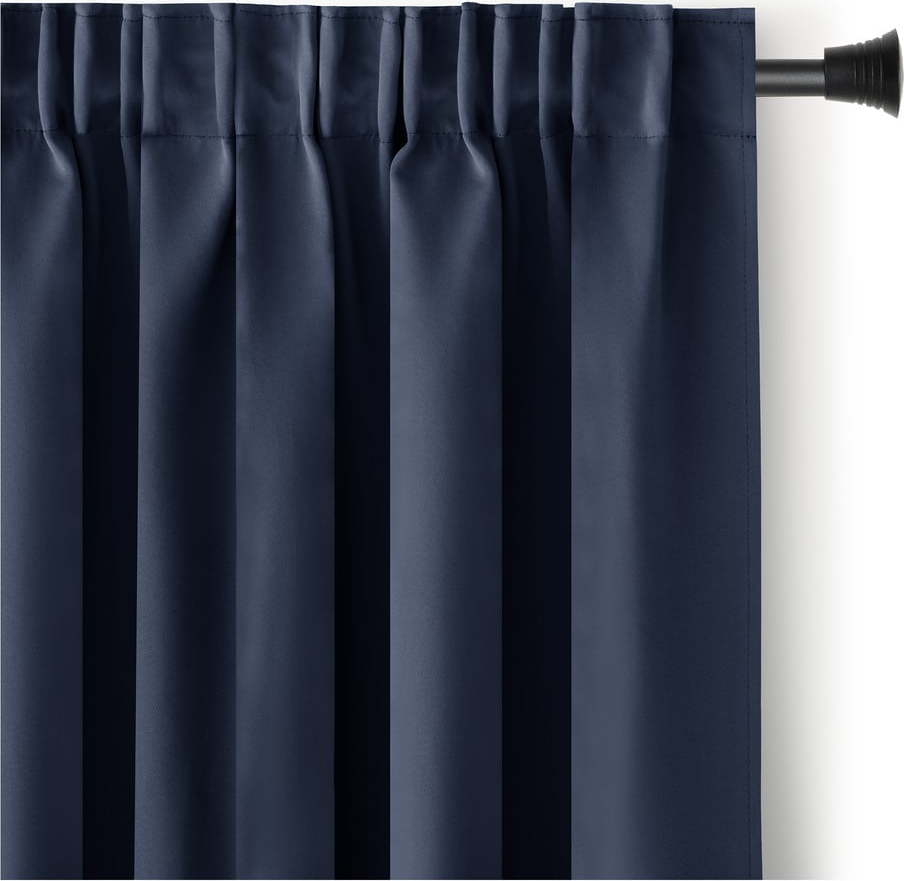 Tmavě modrý dimout závěs 140x245 cm Kierra – Restilo Restilo