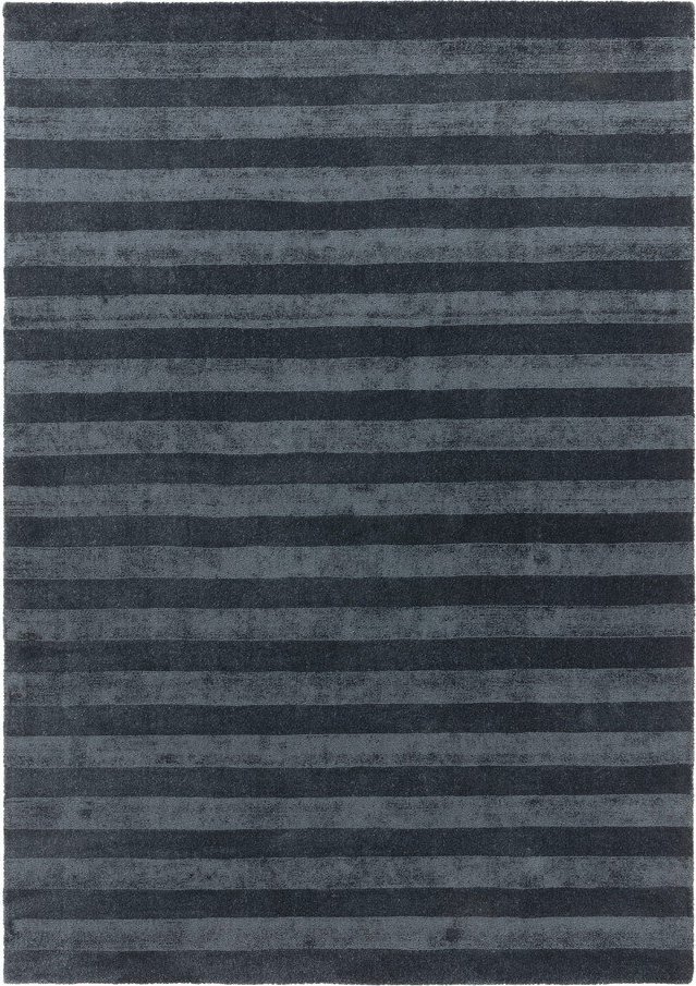 Tmavě modrý ručně tkaný koberec z recyklovaných vláken 160x230 cm Connor – MADE Made