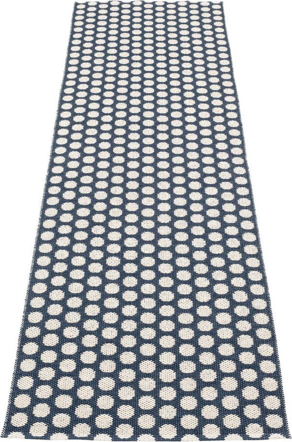 Tmavě modrý vnitřní a venkovní běhoun 70x250 cm Noa Dark Blue – Pappelina Pappelina