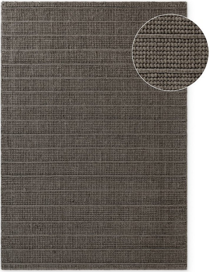 Tmavě šedý/tmavě hnědý ručně tkaný vlněný koberec 200x300 cm Camden Parker – Ted Baker Ted Baker