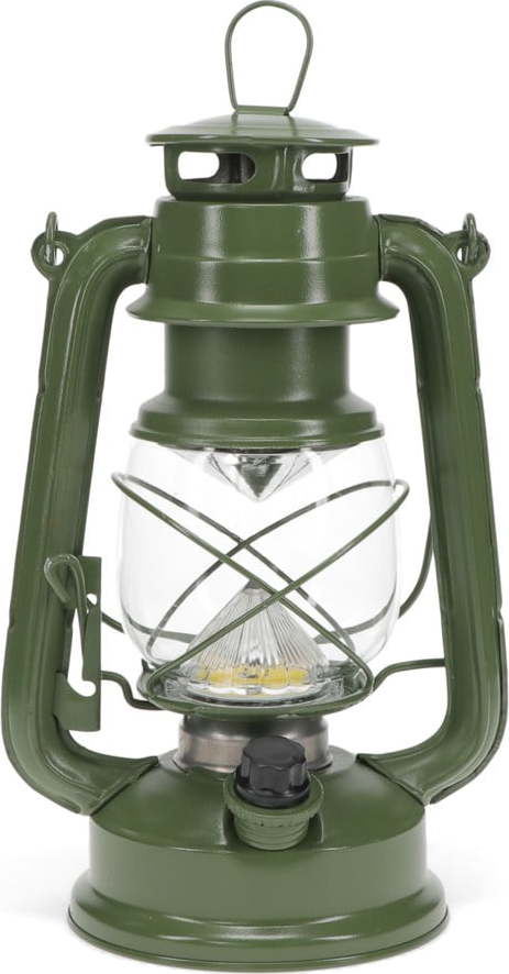 Tmavě zelená LED lucerna na baterky (výška 36 cm) Hurricane – Rex London Rex London