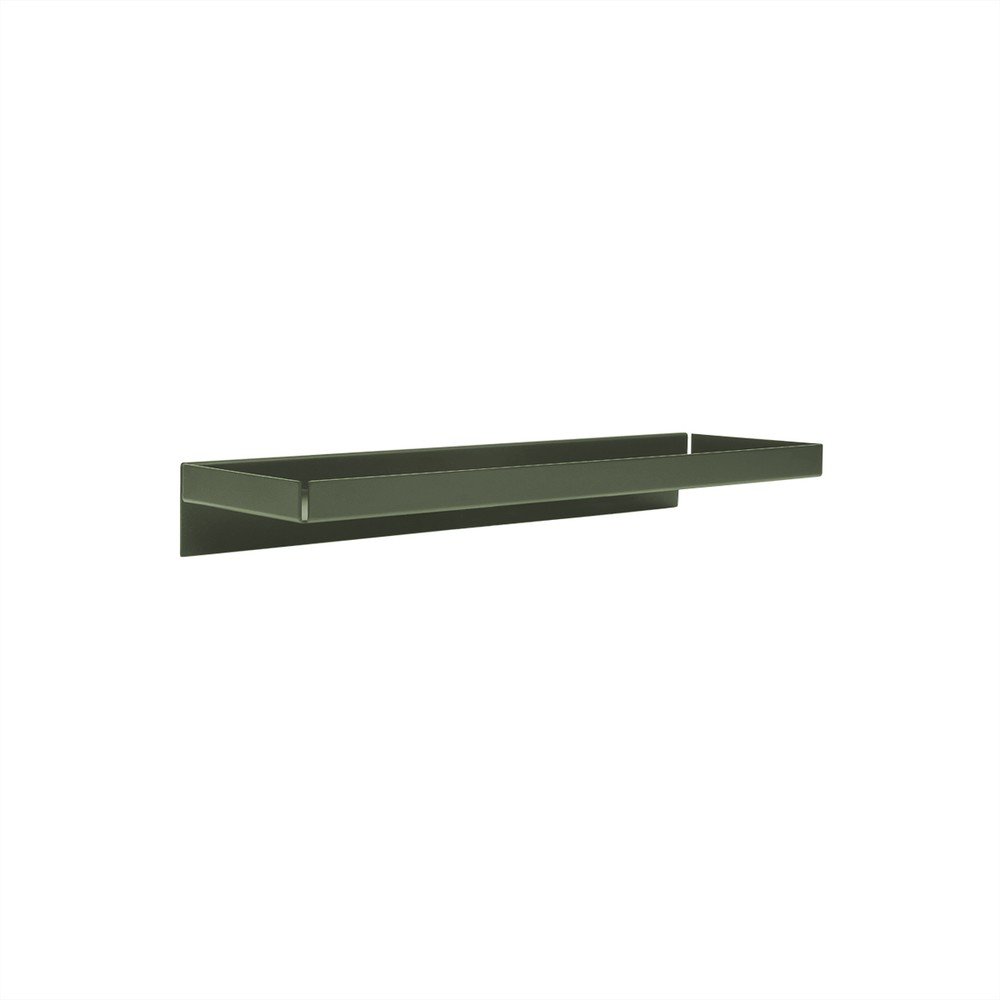 Tmavě zelená kovová police 50 cm Bakku – OYOY Living Design Oyoy Living Design