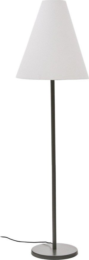 Tmavě zelená stojací lampa s textilním stínidlem (výška 153 cm) Navat – Kave Home Kave Home