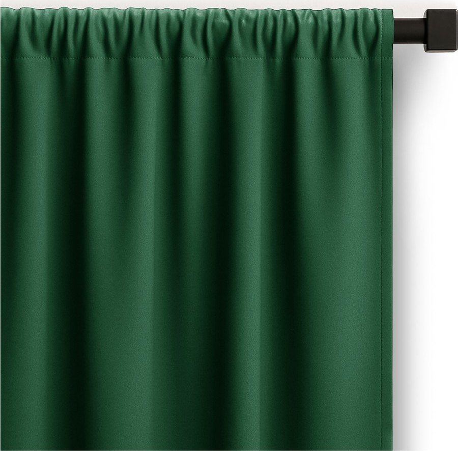 Tmavě zelený dimout závěs 140x250 cm Carli – Restilo Restilo