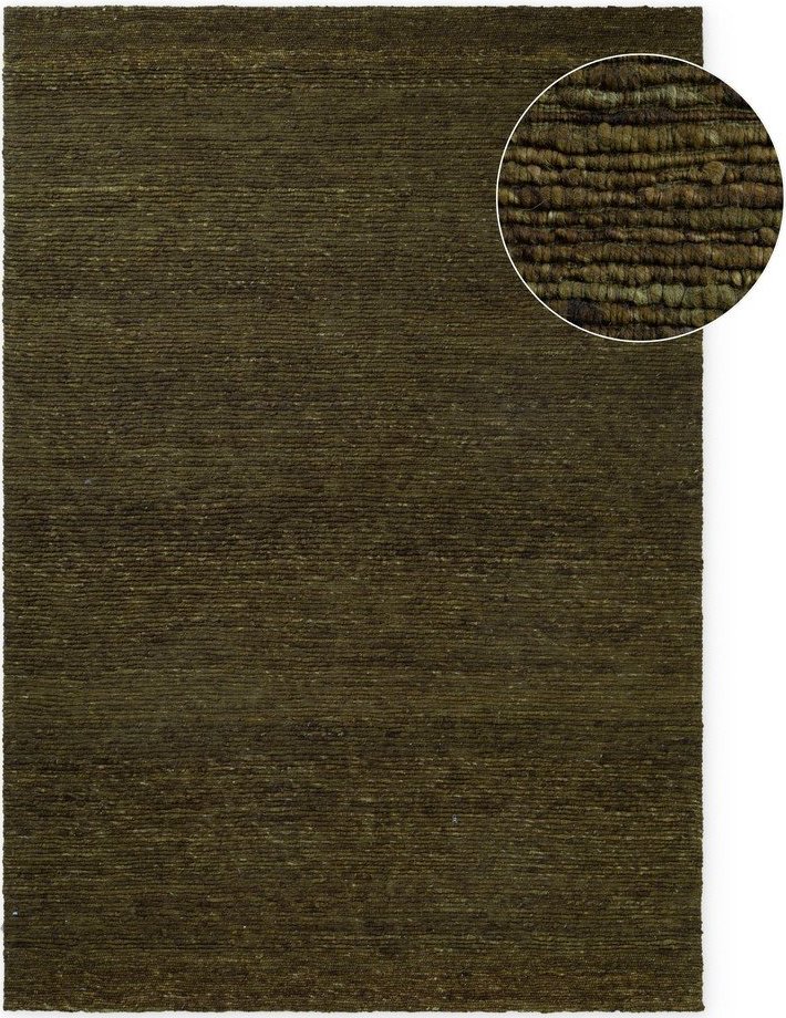 Tmavě zelený ručně tkaný vlněný koberec 120x170 cm Bexley Woolwich – Ted Baker Ted Baker