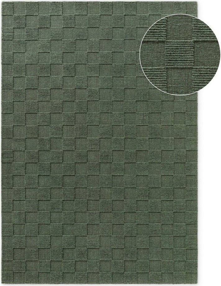 Tmavě zelený ručně tkaný vlněný koberec 120x170 cm Scala – Villeroy&Boch Villeroy & boch