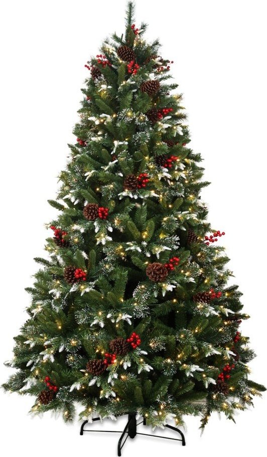 Umělý vánoční stromeček výška 210 cm Snowy Pine LED – Můj Stromeček Můj Stromeček
