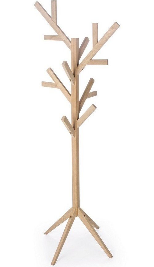 Věšák z dubového dřeva ve světle přírodní barvě 60x169 cm Daiki – Bizzotto Bizzotto