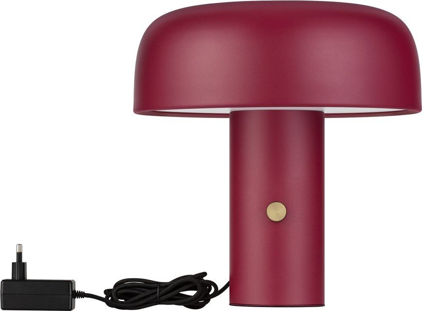 Vínová kovová LED stmívatelná stolní lampa (výška 31 cm) Noelia – Nova Luce Nova Luce