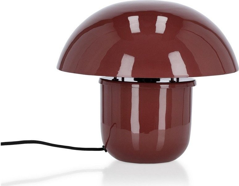 Vínová kovová stolní lampa s kovovým stínidlem (výška 27 cm) Koppel – Bizzotto Bizzotto