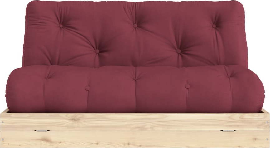 Vínová rozkládací pohovka 145 cm Flip – Karup Design Karup