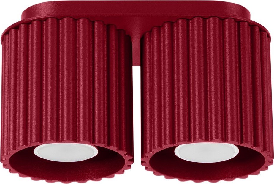 Vínové kovové bodové svítidlo 10x21 cm Zora – Sollux Sollux