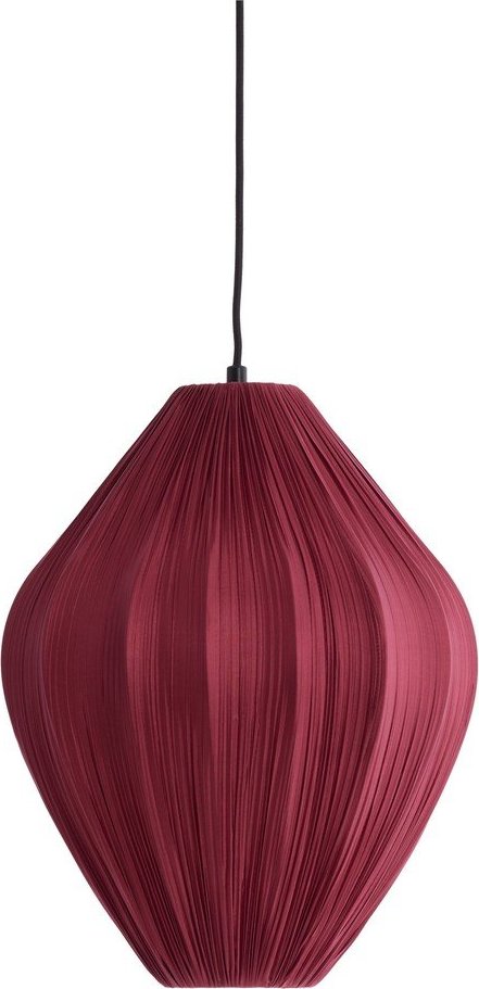 Vínové závěsné svítidlo s textilním stínidlem ø 12 cm Verita – Light & Living Light & Living