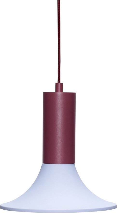 Vínové/světle modré kovové stmívatelné závěsné svítidlo ø 25 cm Luminary – Hübsch Hübsch