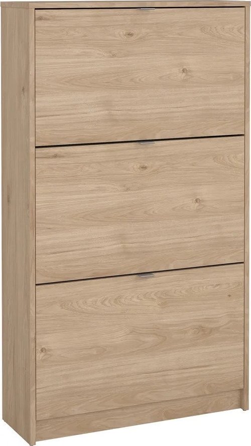 Výklopný botník v dekoru dubu v přírodní barvě 70x124x24 cm Shoes – Tvilum Tvilum