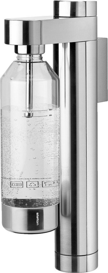 Výrobník sody z nerezové oceli ve stříbrné barvě Brus – Stelton STELTON