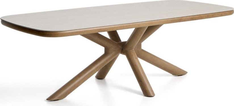 Zahradní jídelní stůl s keramickou deskou 110x240 cm Mirtia – Kave Home Kave Home
