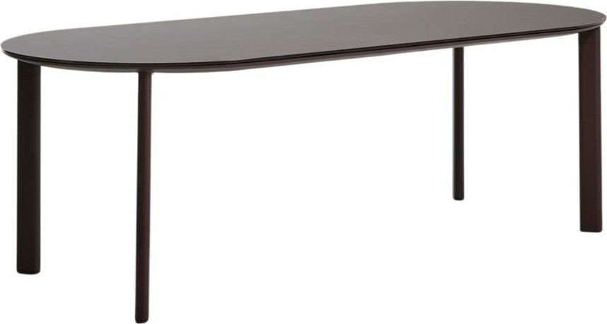 Zahradní jídelní stůl se skleněnou deskou 100x230 cm Erice – Kave Home Kave Home