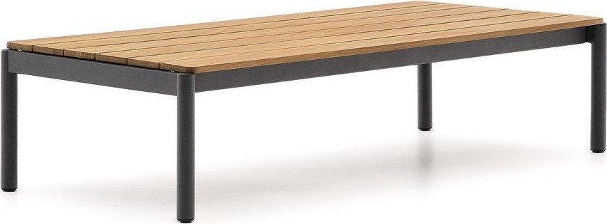 Zahradní konferenční stolek z teakového dřeva 63x149 cm Sorells – Kave Home Kave Home