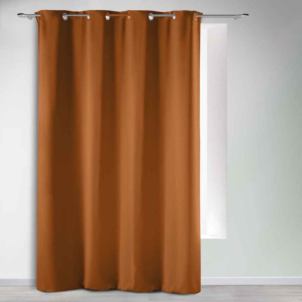 Zatemňovací závěs v terakotové barvě 135x240 cm Occult – douceur d'intérieur Douceur d intérieur