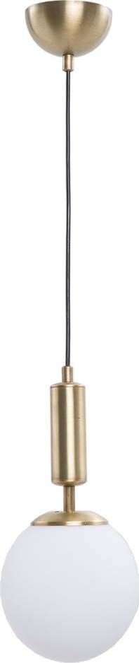 Závěsné svítidlo se skleněným stínidlem ve zlato-bílé barvě ø 15 cm Monera – Squid Lighting Squid Lighting