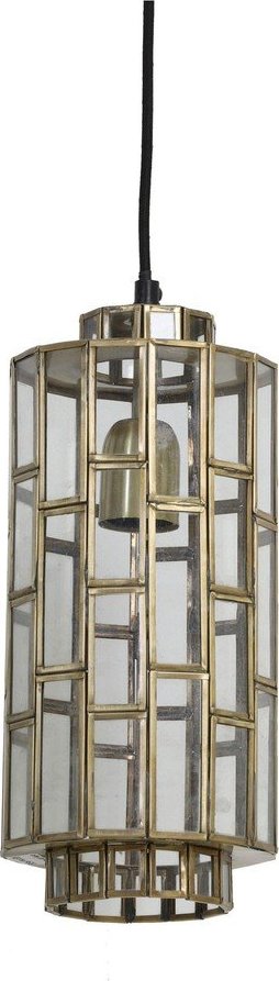 Závěsné svítidlo v bronzové barvě se skleněným stínidlem Søstrene – Light & Living Light & Living