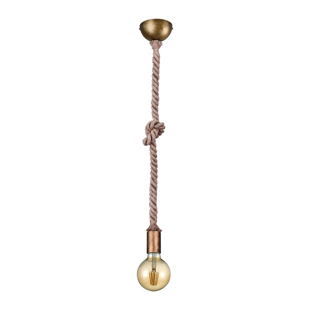 Závěsné svítidlo v mosazné barvě ø 12 cm Rope – Trio TRIO