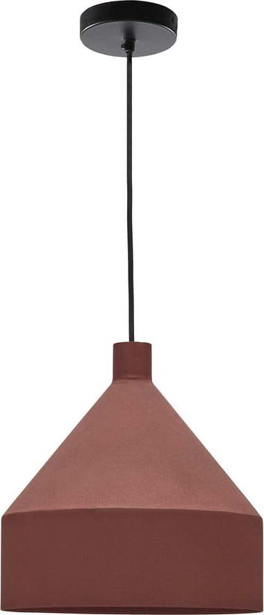 Závěsné svítidlo v terakotové barvě s kovovým stínidlem ø 30 cm Peralta – Kave Home Kave Home