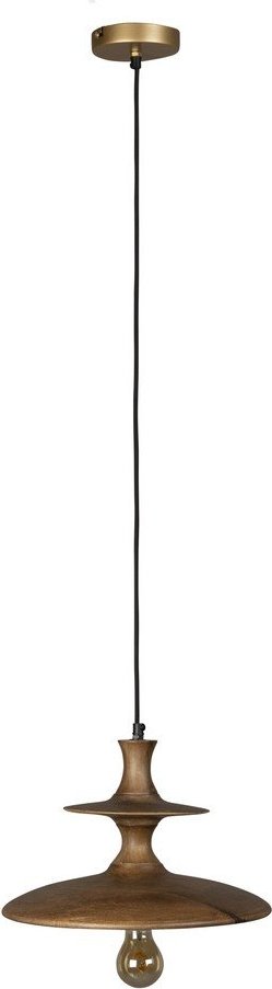 Závěsné svítidlo z mangového dřeva v tmavě přírodní barvě ø 34 cm Cath – Dutchbone Dutchbone
