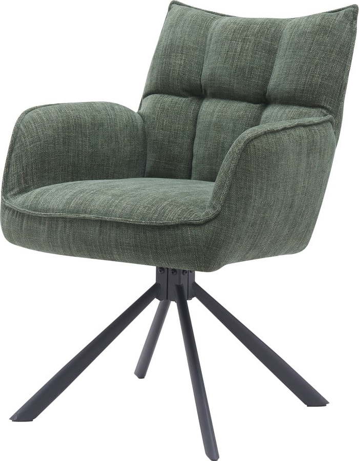 Zelená čalouněná jídelní křesla v sadě 2 ks Marilla – Unique Furniture Unique Furniture