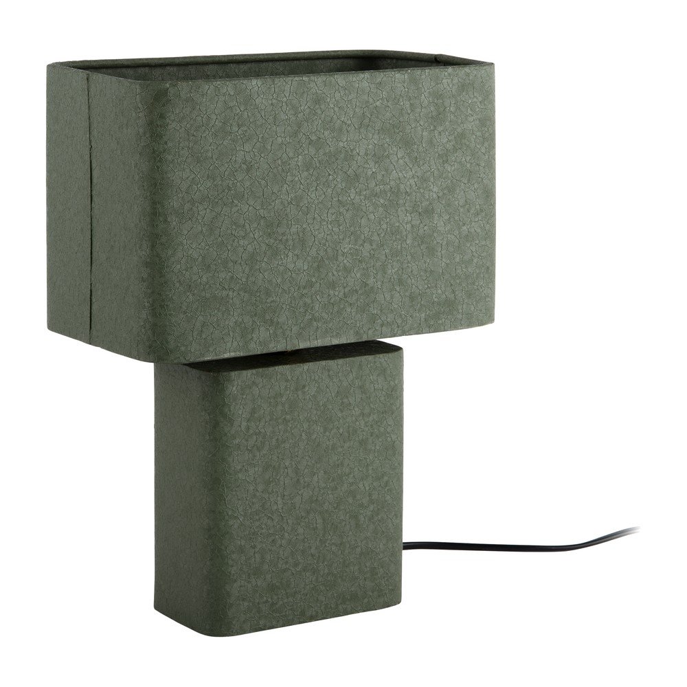 Zelená kovová stolní lampa (výška 33 cm) Boaz Recto – Leitmotiv Leitmotiv